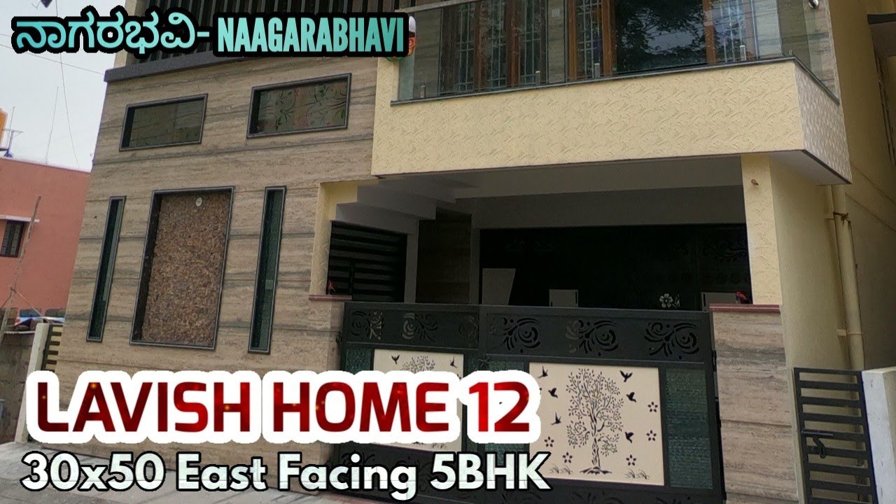 Lavish Home 30x50 East Facing 5BHK Luxury Bungalow Plan Video Tour