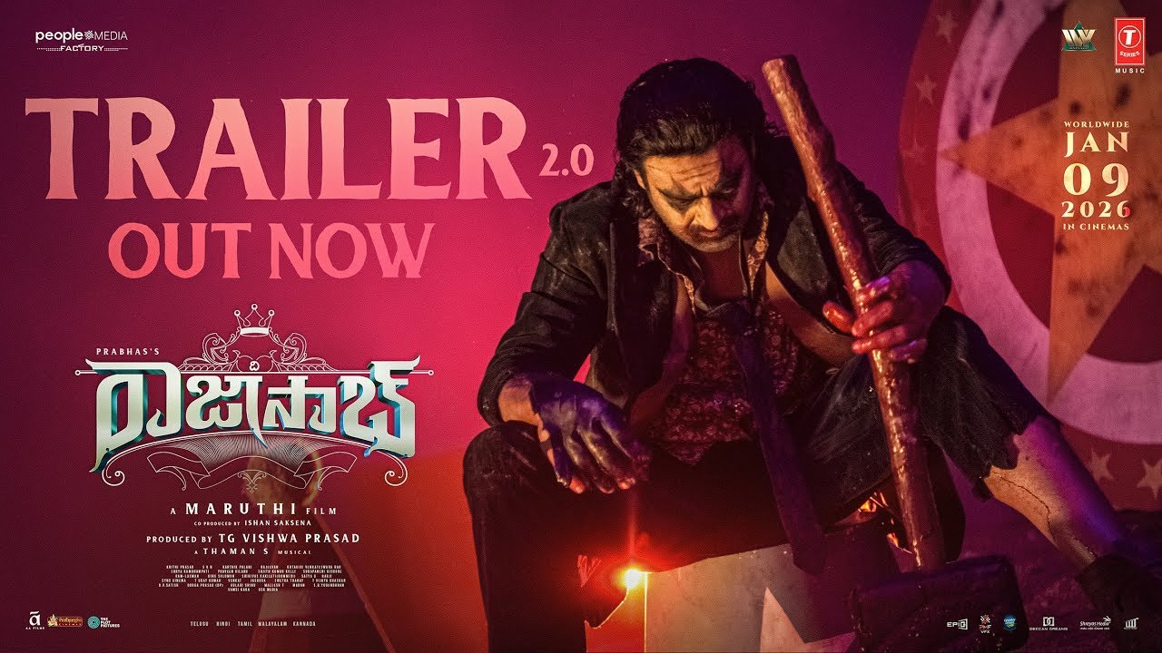 The RajaSaab Trailer 2.0 (Telugu) | Prabhas | Maruthi | Thaman S | TG Vishwa Prasad | Jan 9 2026