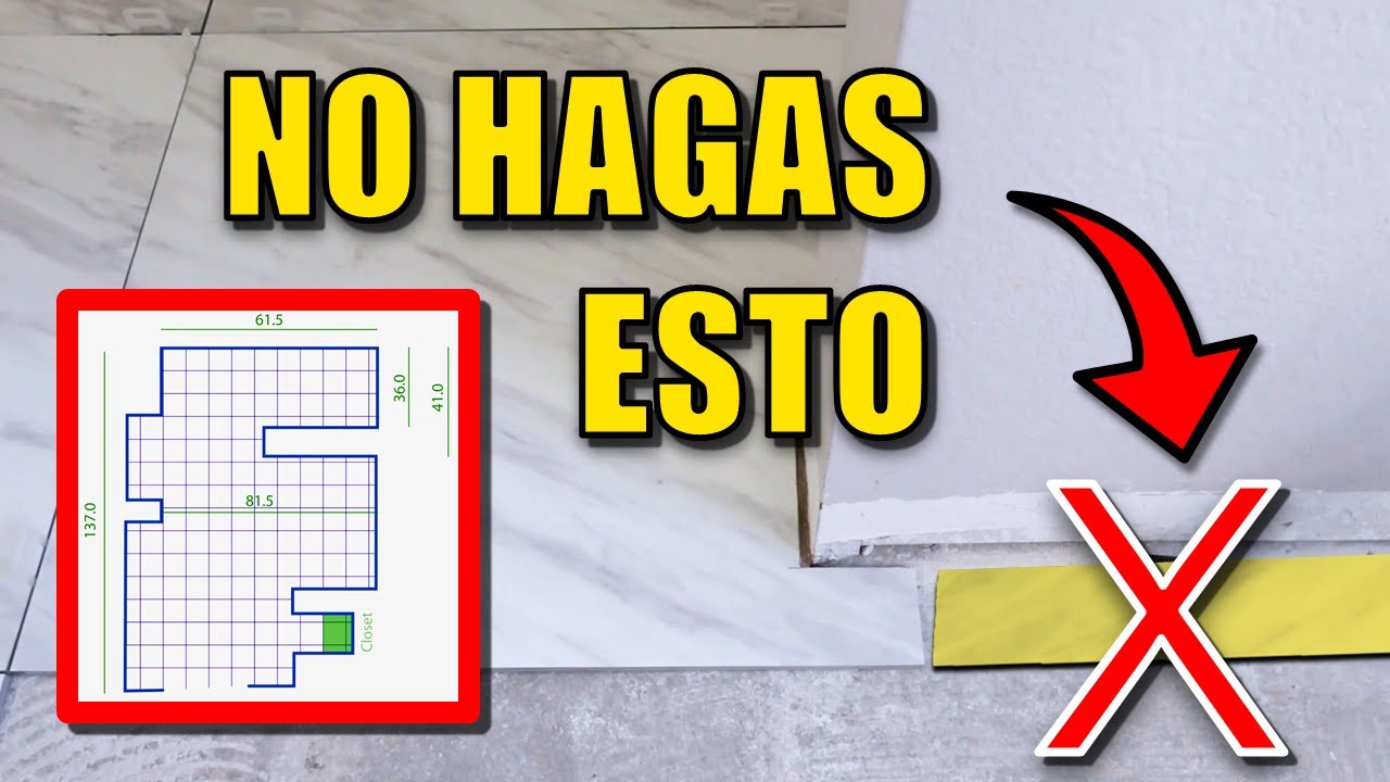 C&oacute;mo colocar las Baldosas del Suelo en un Ba&ntilde;o o una Habitaci&oacute;n peque&ntilde;a l Baldosas de 24 x 24