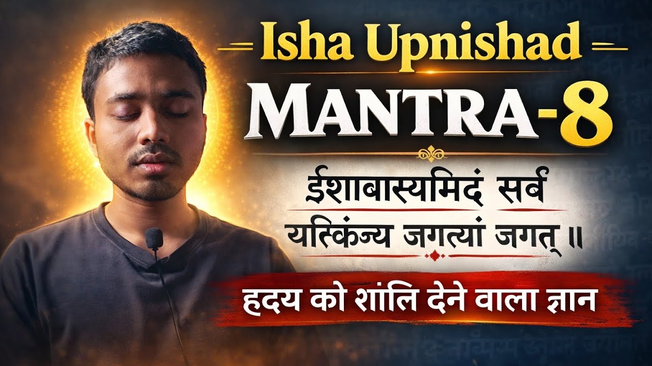 Give Me 13 Minutes And I Will Explain You Isha Upnishad Mantra-8.