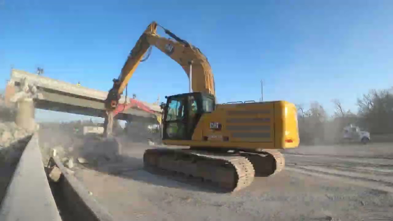 UDOT Bridge Demo (1700 East & I 80, April 2022)