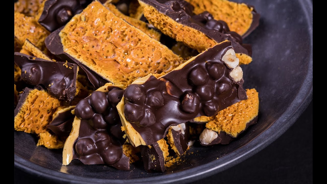 ช็อกโกแลตนัตฮันนีโคม Chocolate Nut Honeycomb