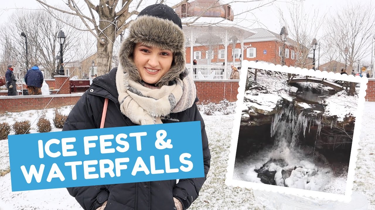Ligonier Ice Festival and Adam's Falls Winter Hike at Linn Run State Park | Ligonier Pennsylvania