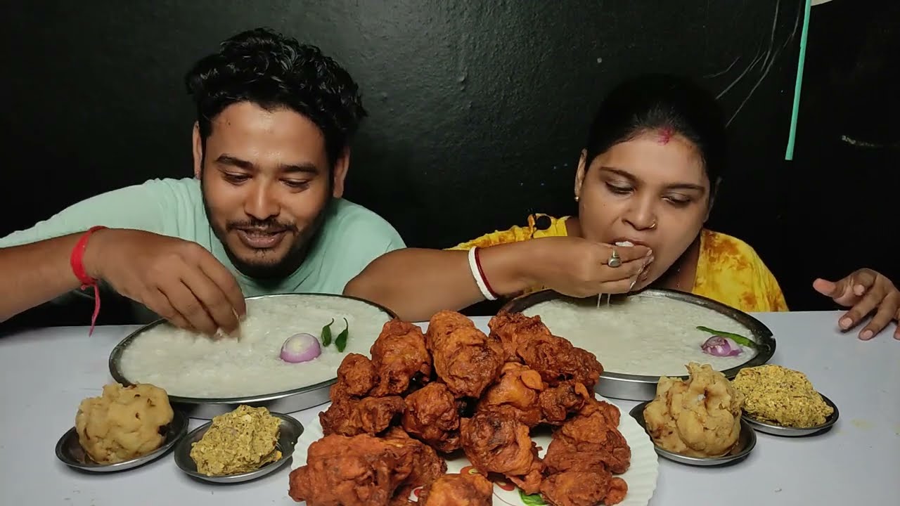 chicken pokora diye aj panta vater challenge korlam