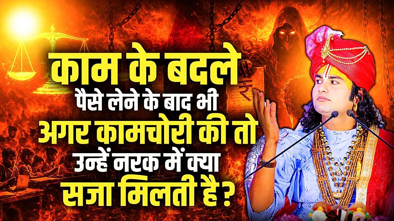 काम के बदले पैसे लेने के बाद भी अगर कामचोरी की तो उन्हें नरक में क्या सजा मिलती है ? अनिरुद्धाचार्य