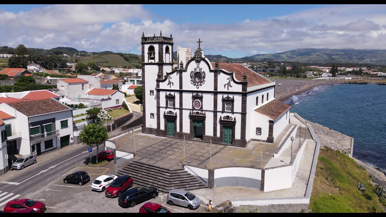 São Roque concelho de Ponta Delgada São Miguel Açores vista aérea Agosto 2021