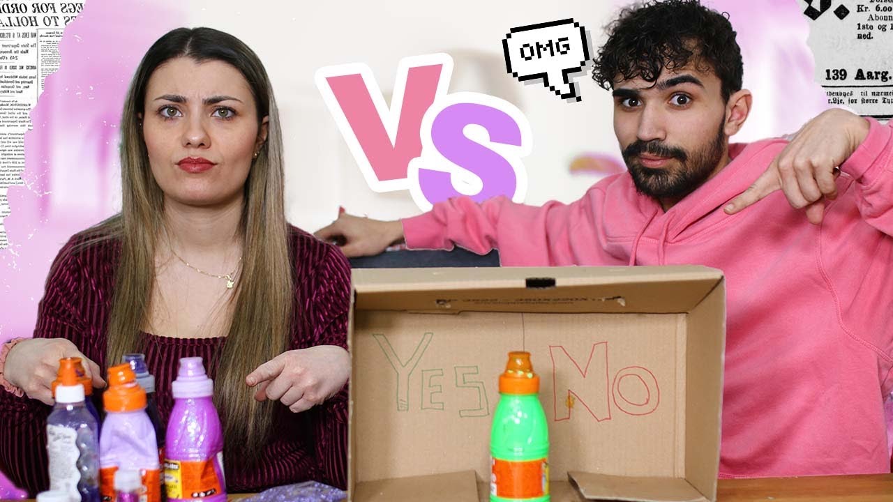 SLIME VIOLET VS SLIME ROSE CHALLENGE VERSION YES OR NO ?!!