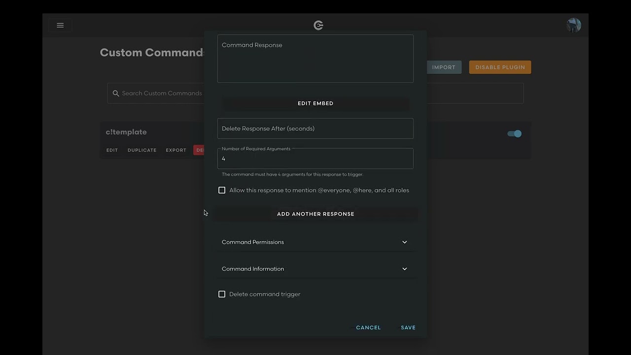 Учебные пособия Circle: Пользовательская команда &laquo;Нарушение&raquo;