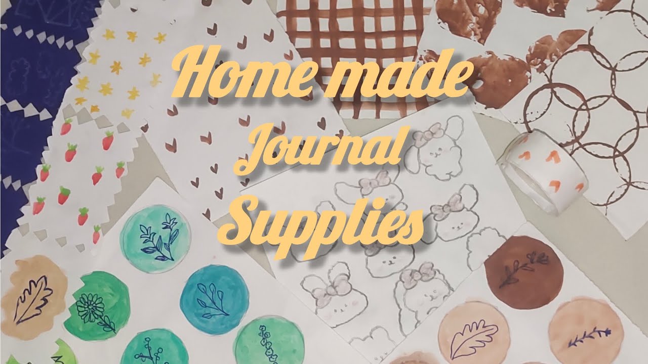 Simple home made journal supplies ❤️🤌🏻|# journal supplies #shorts #cutecuddlessss 