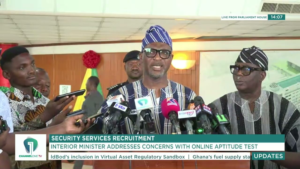 Interior Minister Muntaka Mubarak Addresses Security Services Recruitment Concerns