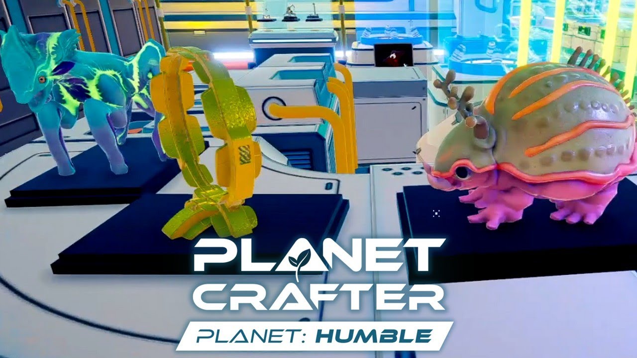 Mammals and decorating in Planet Crafter: Humble