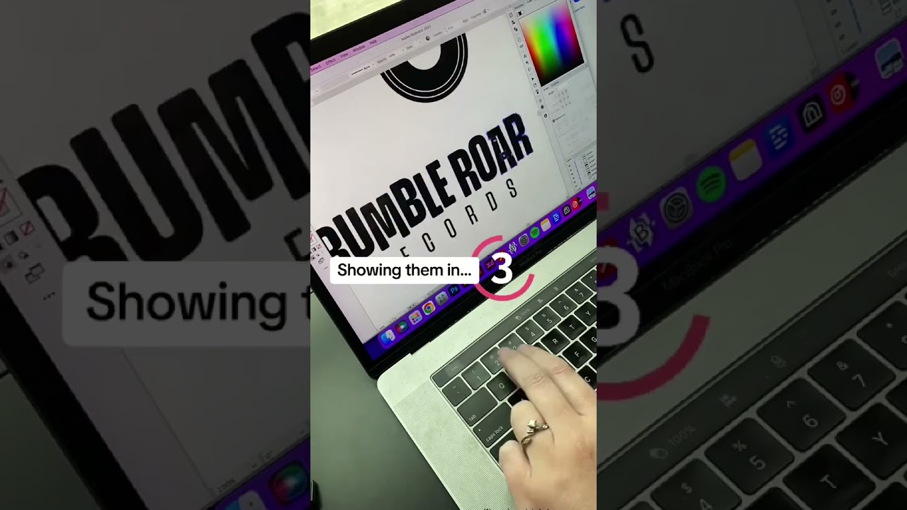 Logo Design Concept For A Record Label 