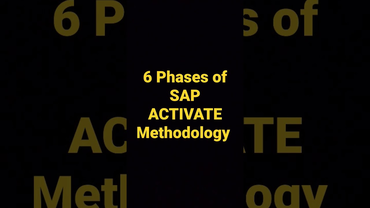 6 этапов методологии SAP ACTIVATE | Каковы этапы SAP Activate? #SAP #карьера #интервью