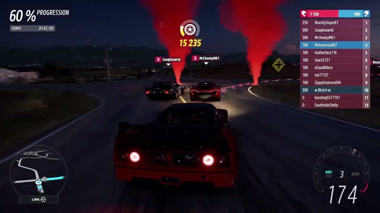 Forza Horizon 5 : course nocturne