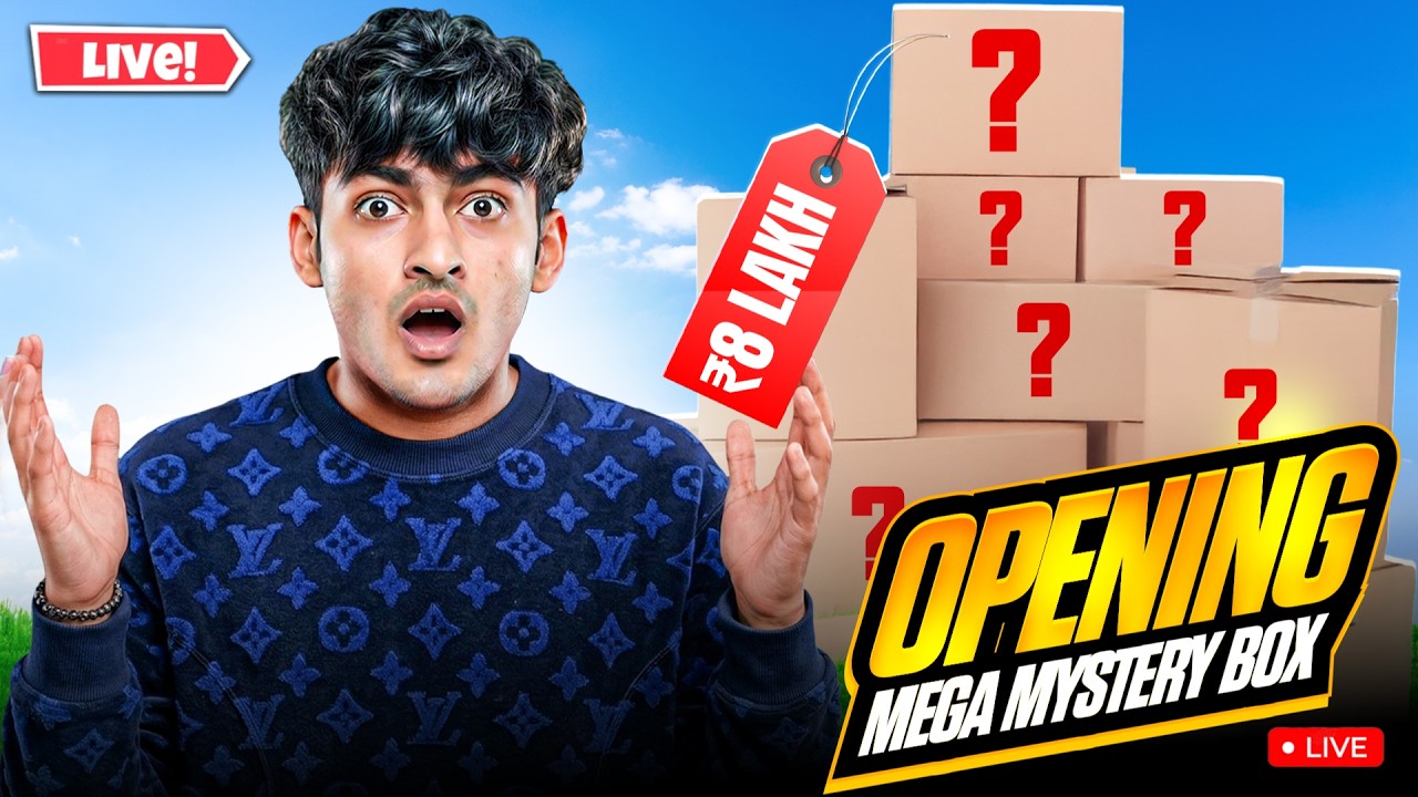 I spent ₹8,00,000 on a Mystery Box&hellip; LIVE UNBOXING 😭. FT. S8UL🚀