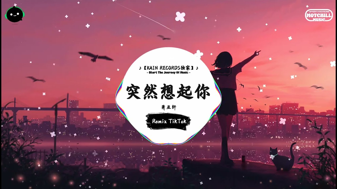 突然想起你 (抖音DJ版) - 萧亚轩『都是因为那灯泡，突然闪了一下。』♪ || 一听就上头的音乐 | 抖音熱門歌曲 |  抖音 | TikTok ♪