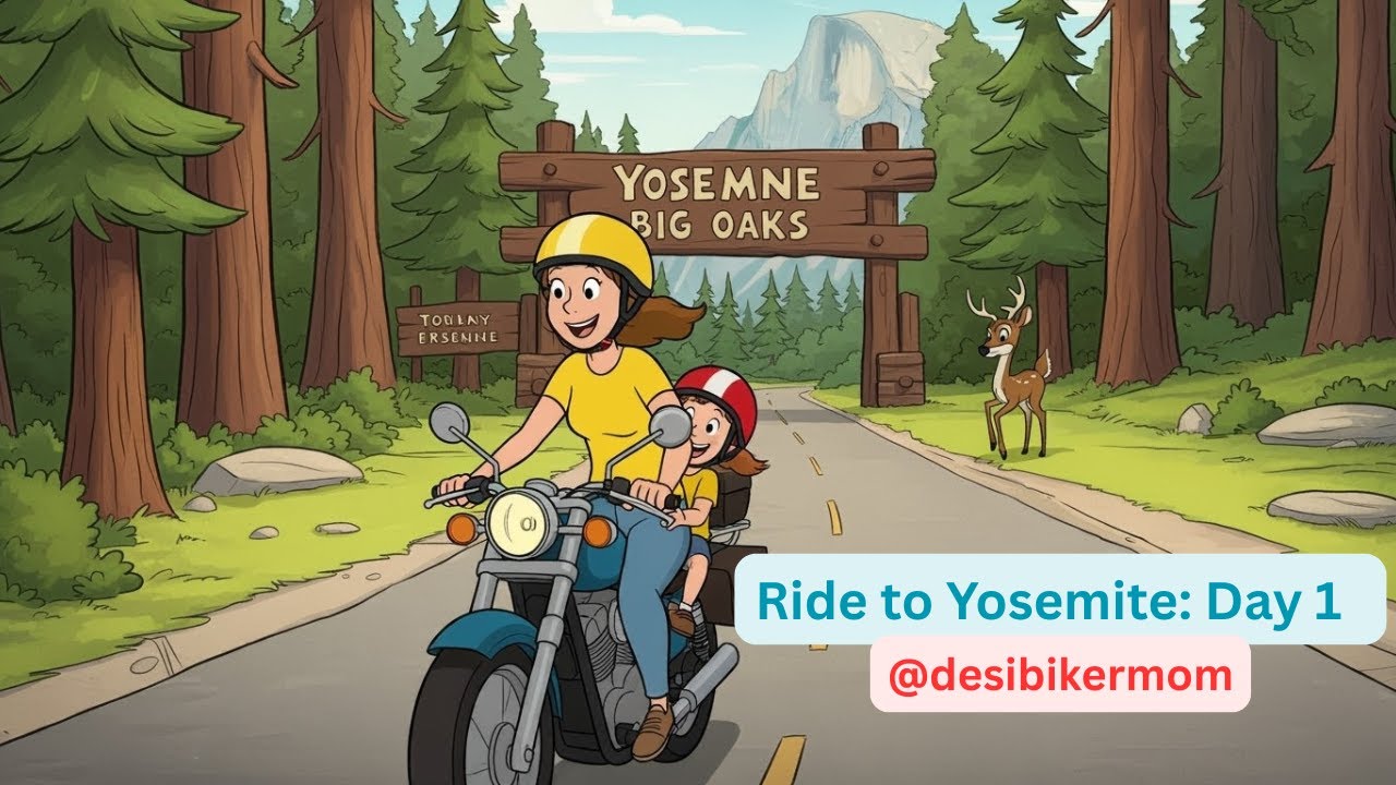 YOSEMITE YATRA BEGINS | ROYAL ENFIELD SHOTGUN650 @desibikermom #motorcycle #motovlog  #rider