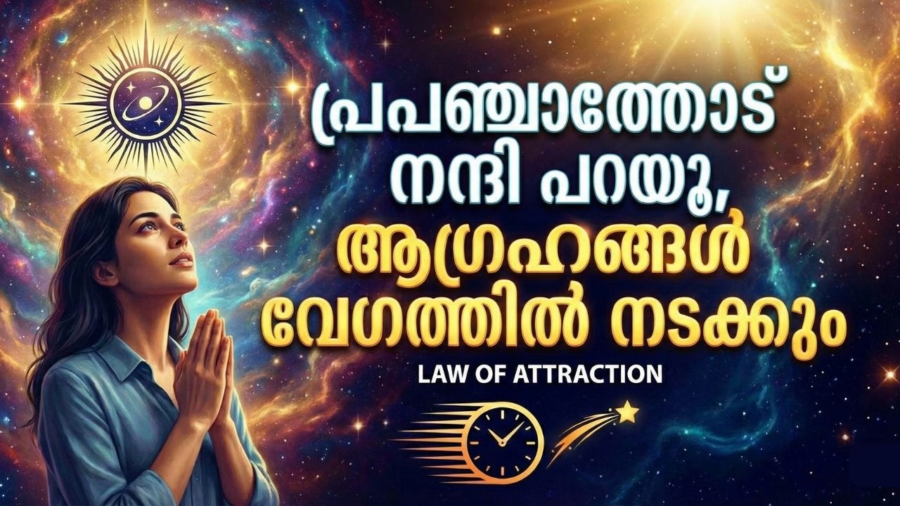 ആഗ്രഹങ്ങൾ സാധിക്കാൻ പ്രപഞ്ചത്തോട് എങ്ങനെ നന്ദി പറയണം? | How to Practice Gratitude
