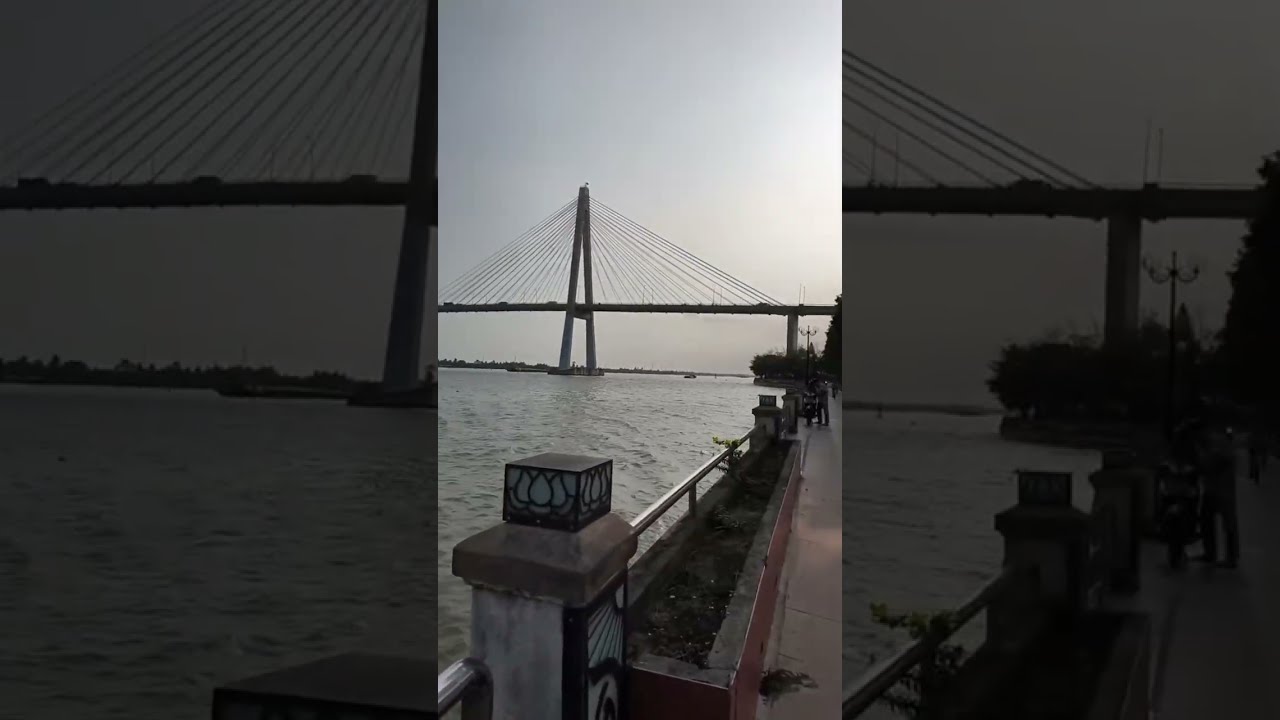 LONG MỸ MIỀN TÂY đang phát trực tiếp! Cầu Rạch Miễu bờ kè song tiền Mỹ Tho buổi chiều .