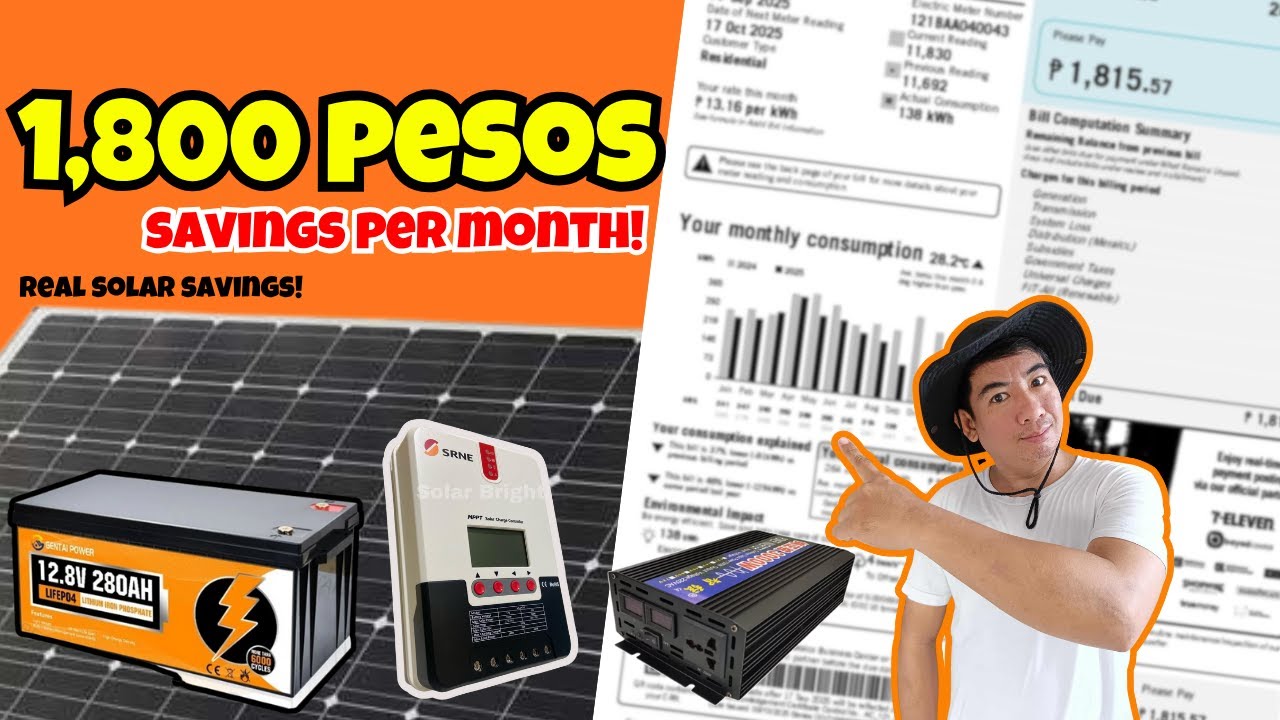 Sulit ba talaga ang Solar setup? Totoong Nakakatipid ba sa Kuryente? | Real Solar Savings!