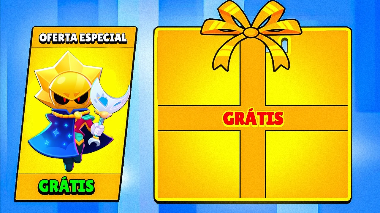 CÓDIGO COM SIRIUS GRÁTIS 😱 + PRESENTE SECRETO NA LOJA | RECOMPENSAS GRÁTIS NO BRAWL STARS