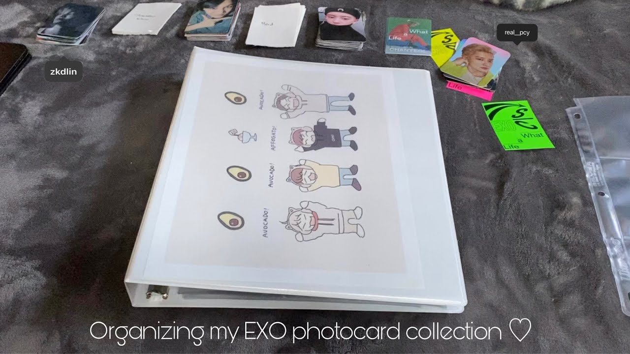 Organizing my EXO photocard collection | Chanyeol and Kai | #1 ♡