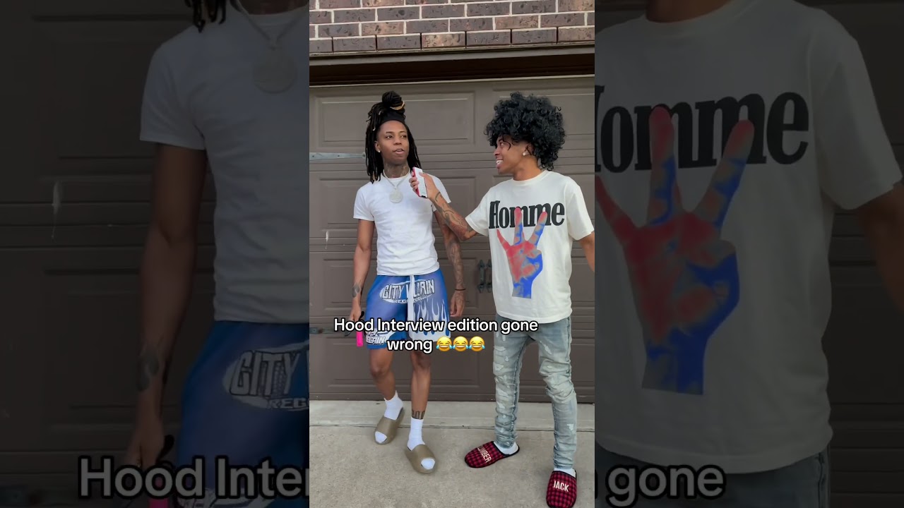 Hood interview gone wrong😂😂😂#prank #reaction #influencer