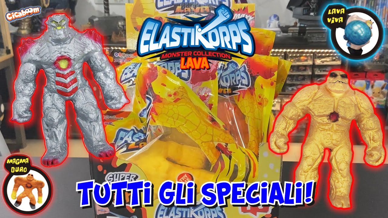 ELASTIKORPS LAVA! 🌋 APRIAMO i 4 SPECIALI GOLD & SILVER!!! Cicaboom 💣 Edicola