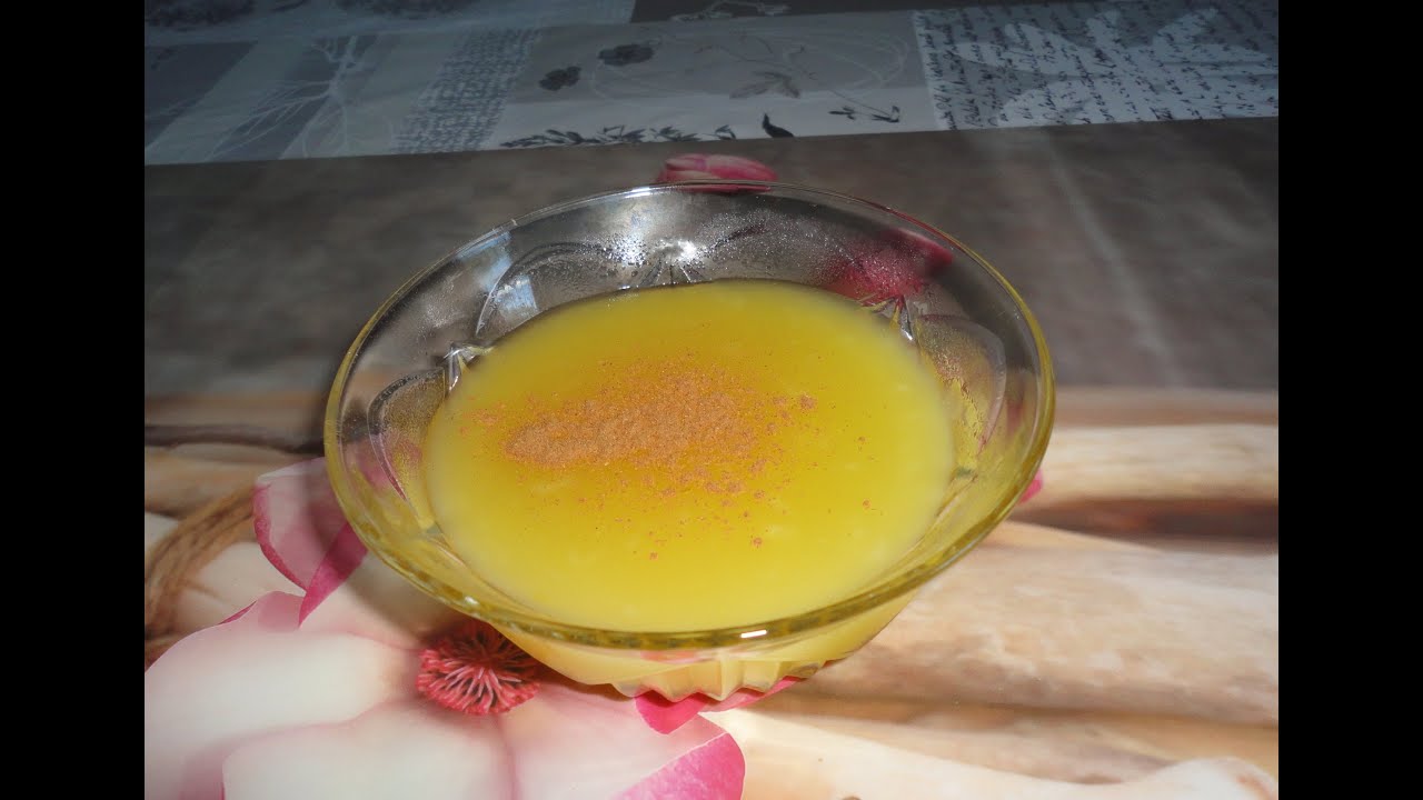 MAZAMORRA DE MAICENA CON NARANJA