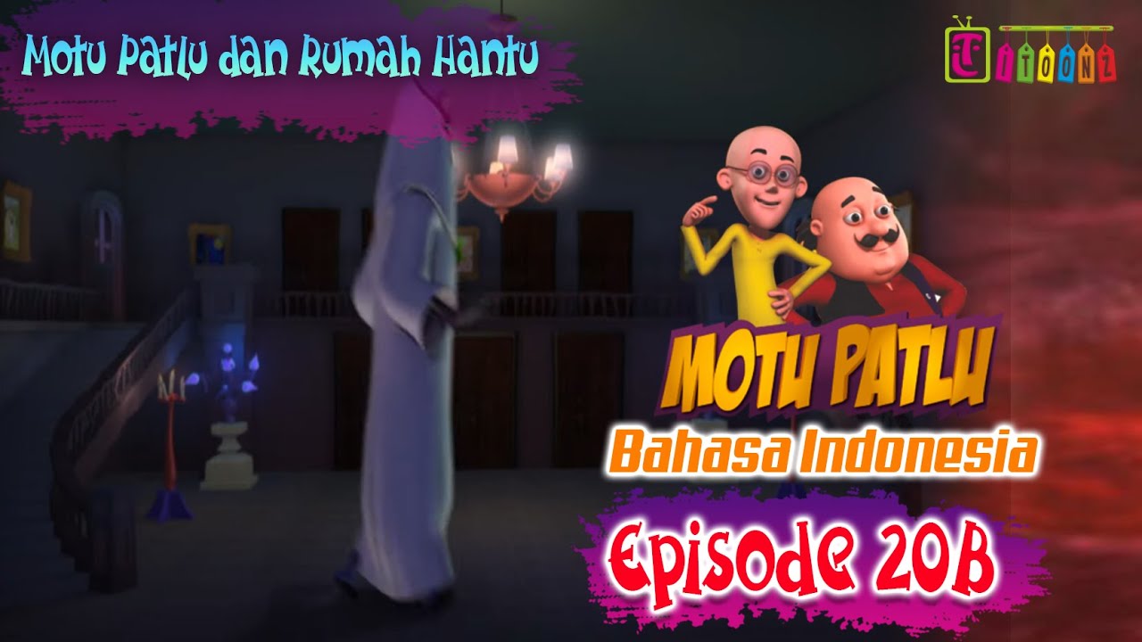 Motu Patlu Series Eps 20B Full Versi - Motu Patlu dan Rumah Hantu | Animasi Anak | Itoonz