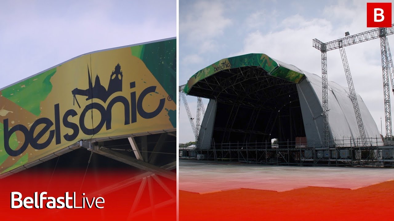 Belsonic site set up as countdown is on to festival