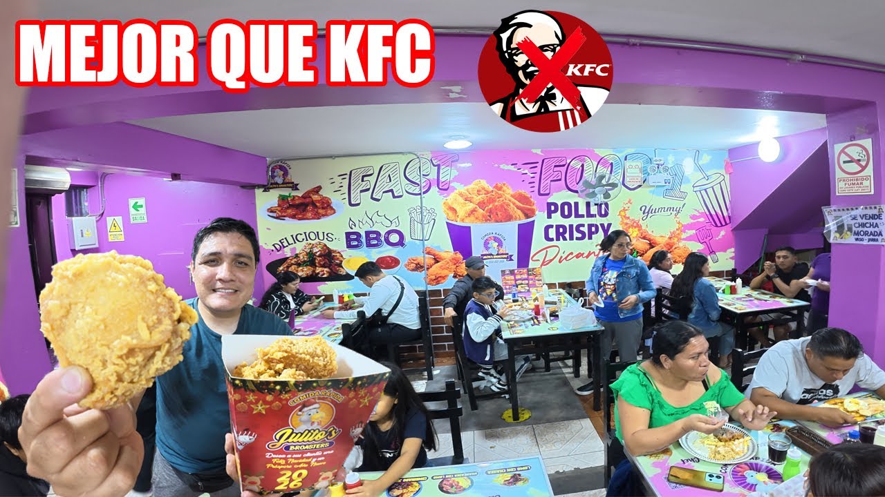 KFC de Barrio  Supero al Original | El mejor Broaster de Lima