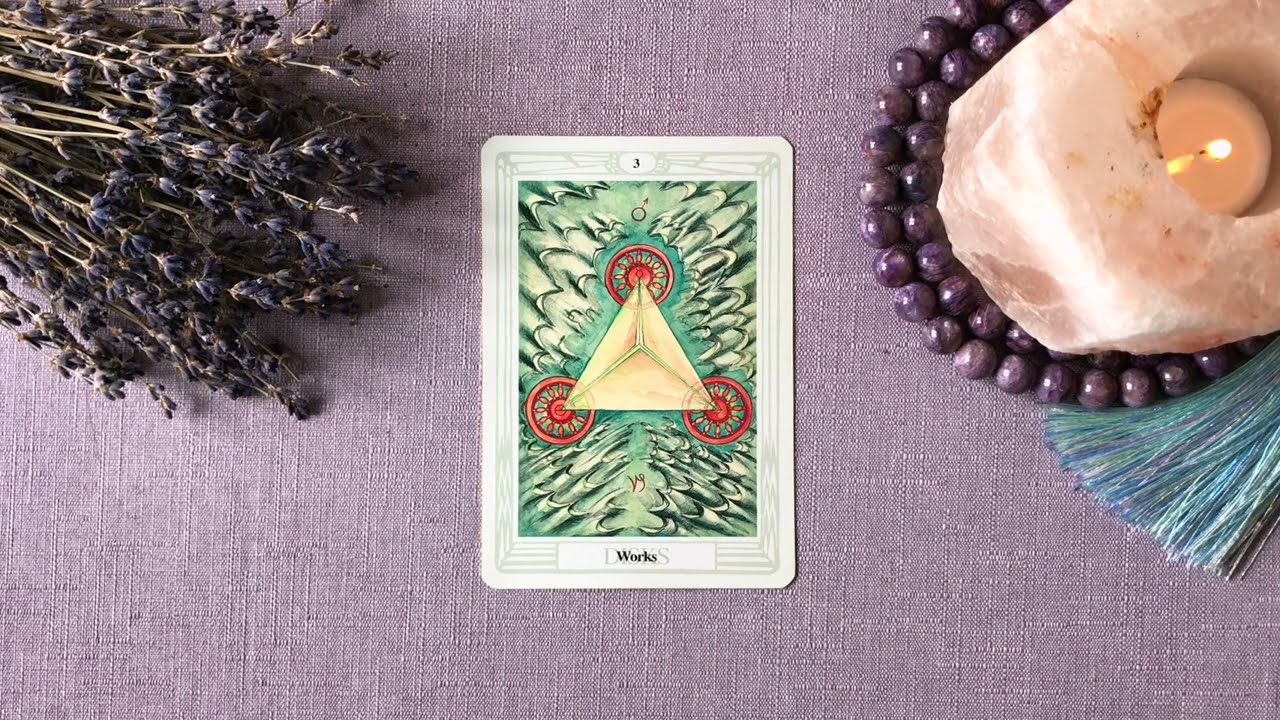 Three of Disks - Thoth Tarot Meanings