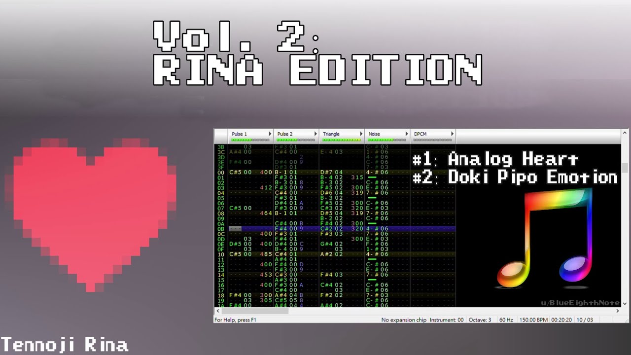 Bunch of Love Live 8-bit Mixes (Vol. 2 Rina Edition) [Famitracker]