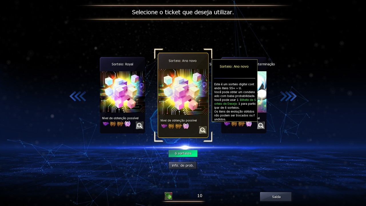 10 tiros no Sorteio: Ano Novo + Digital Fusion || LADMO