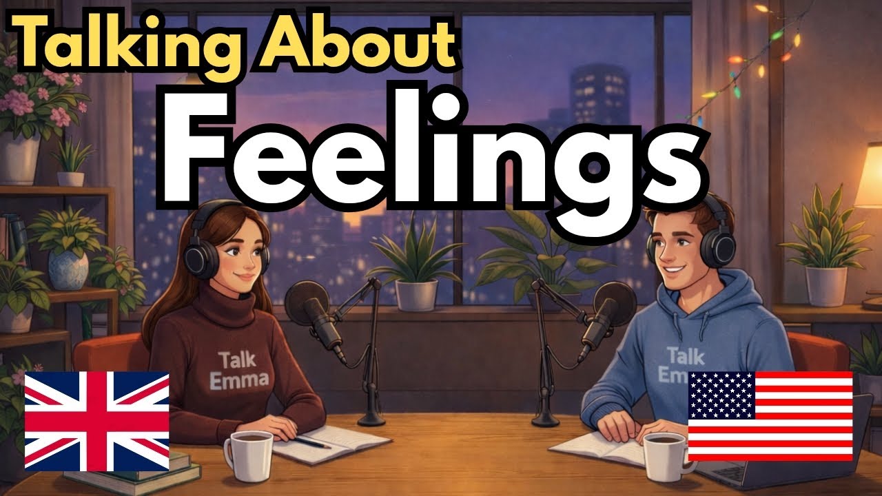 How to Talk About Your Feelings in English | English Conversation Practice | English Podcast 
