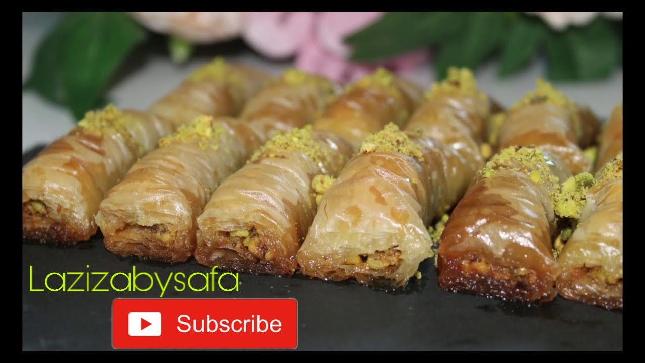 اصابع البقلاوه المقرمشة (غراااام الطعم)