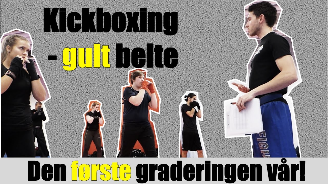 GRADERING I KICKBOXING // Vårt aller første belte!