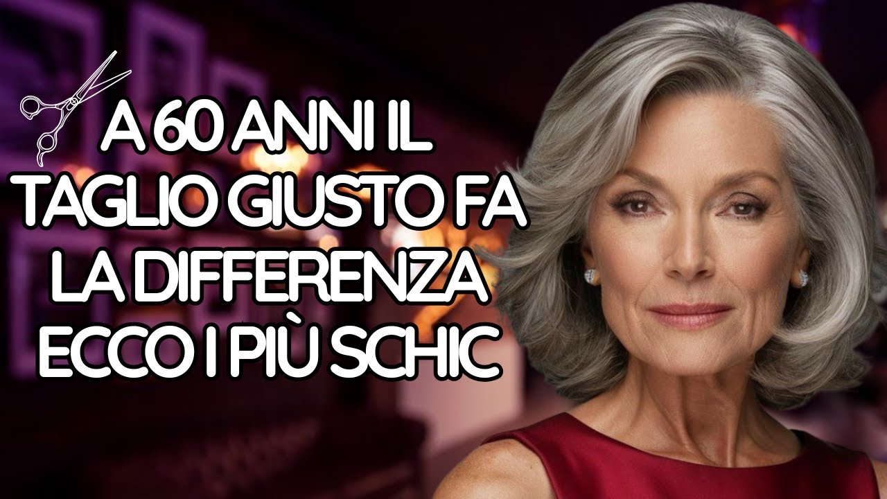 A 60 Anni il Taglio Giusto Fa la Differenza – Ecco i Più Chic per Capelli Eleganti e Naturali