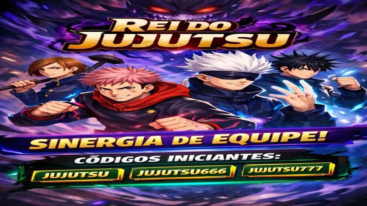 Rei Do JUJUTSU - Sinergia de Equipe - Codigos Iniciantes
