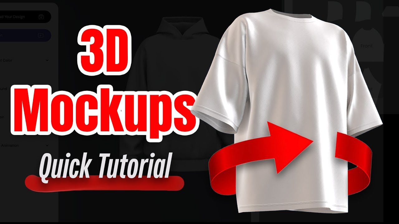 Урок по созданию 3D-макета футболки (без блендера)