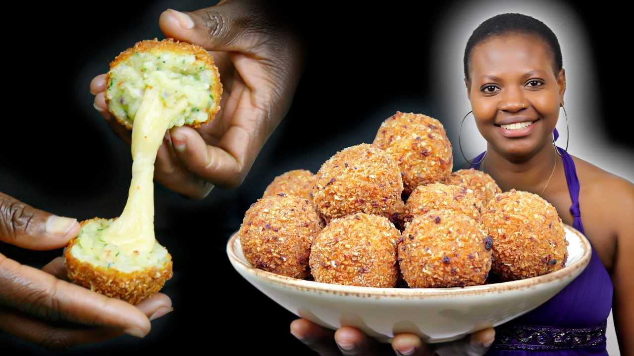 Croquettes de POMMES de TERRE au FROMAGE [POTATO CHEESE BALLS]