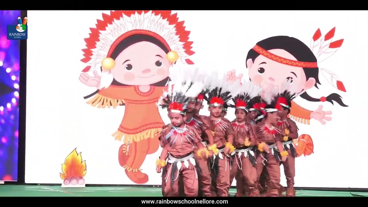 LITTLE RED INDIANS DANCE || RAINBOW'S HERITAGE HUES || ANNUAL DAY CELEBRATIONS 2023
