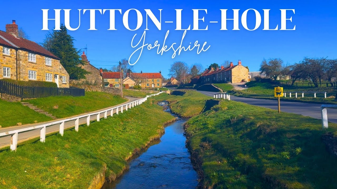 HUTTON-LE-HOLE | a peaceful walking tour of a lovely Yorkshire village | 4K