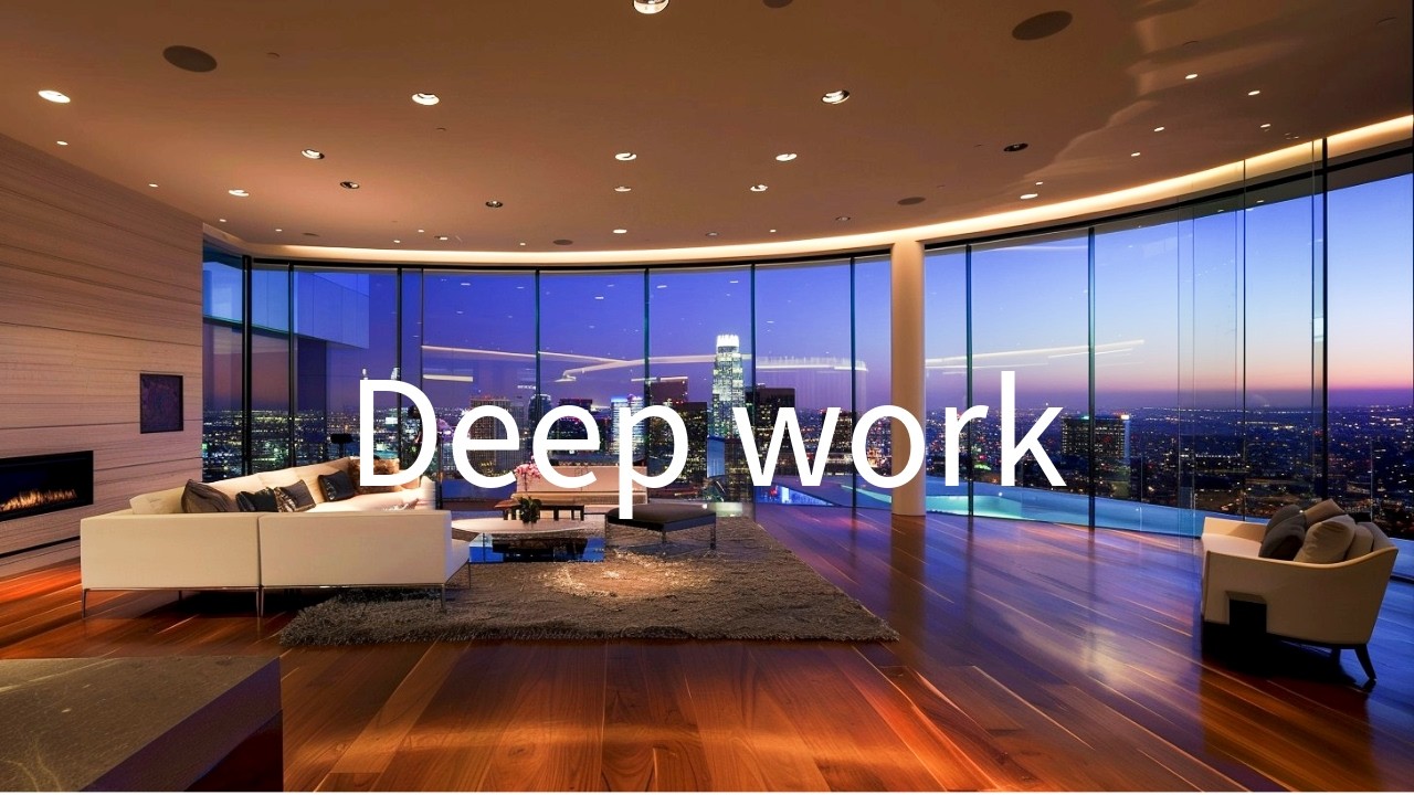 Midnight City Lights – Luxury Penthouse Ambience for Study & Productivity