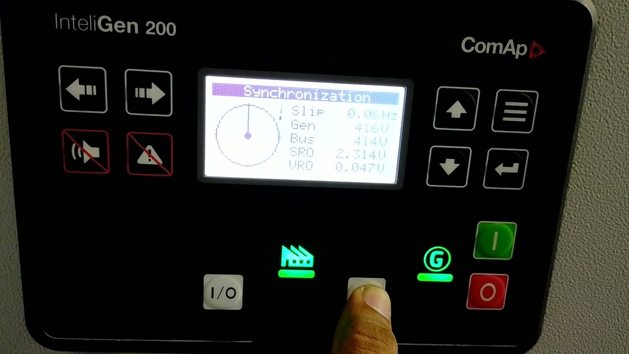 inteli gen 200 by comap ........                            dg synchronisation