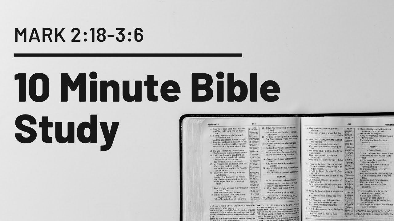 Fasting, Sabbath, and the Authority of Jesus // Mark 2:18-3:6 (Mark Ep. 06)