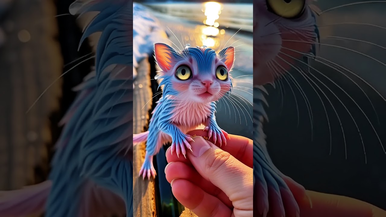 cute cat babe in winter ❄️ Ultra Realistic AI Wildlife Documentary 