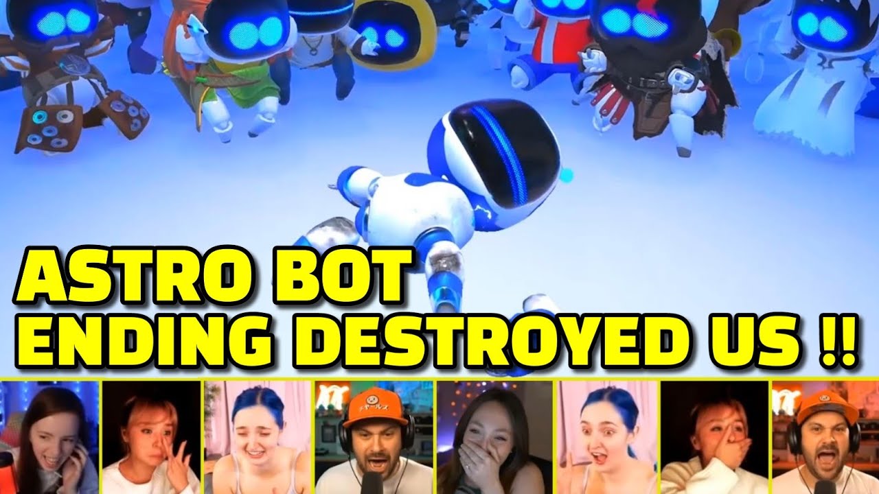 Streamers Reactions to Astro Bot Emotional Ending | They Got Us in the First Half