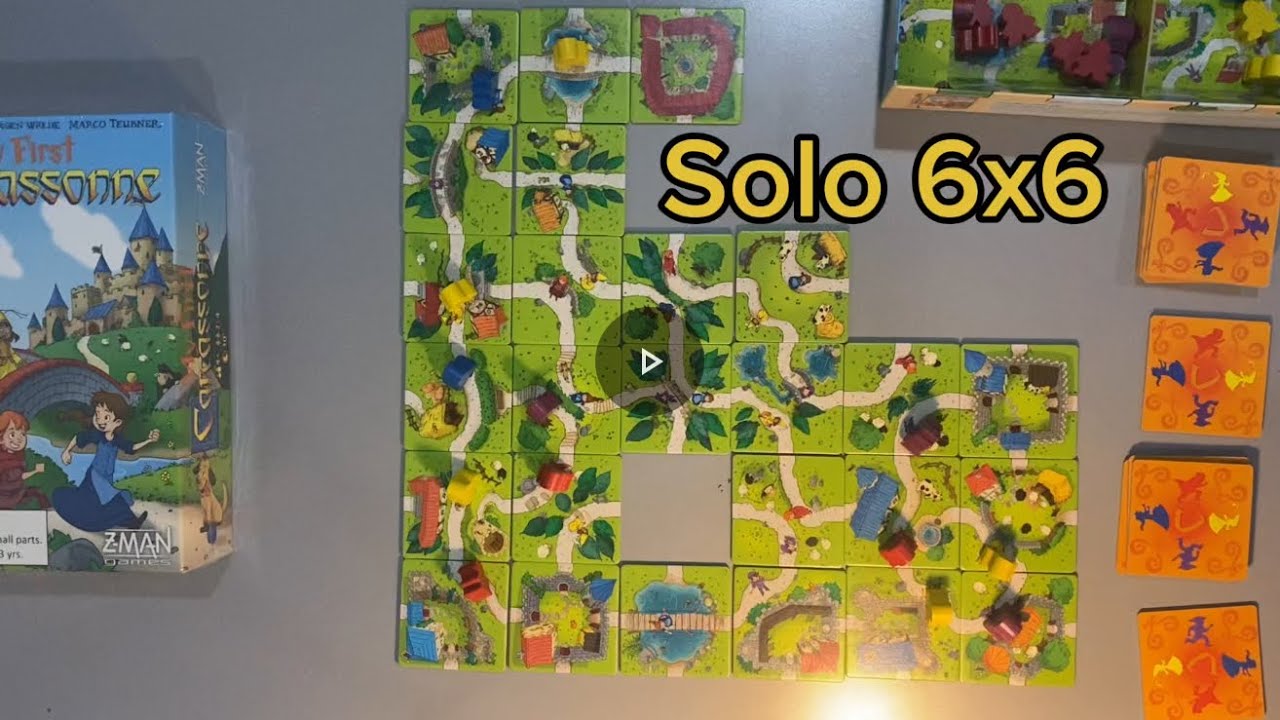 My First Carcassonne Solo Variant | First Play from BGG Community